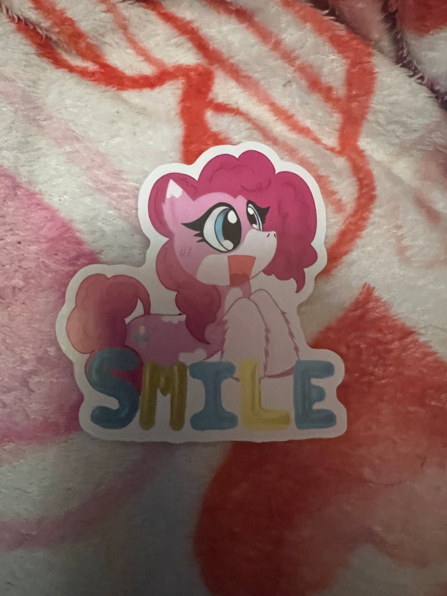 Pinkie’s Smile Sticker