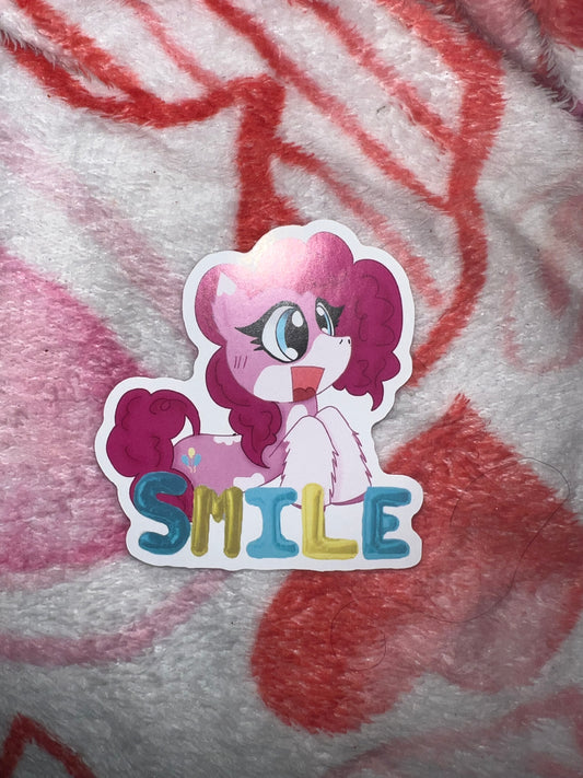 Pinkie’s Smile Sticker