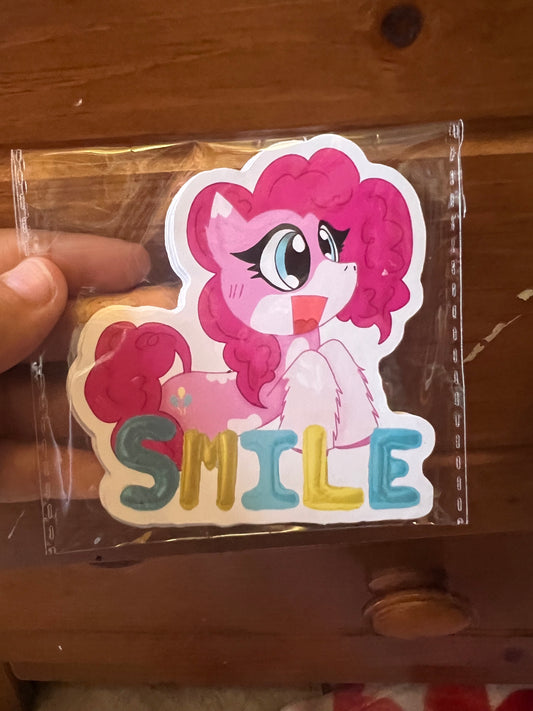 Pinkie’s Smile Sticker