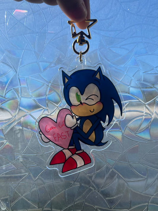 Sonic Sweetheart Keychain